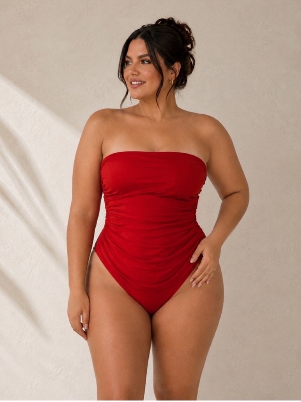 J Crew Swim 24 One Piece Swimsuit Red